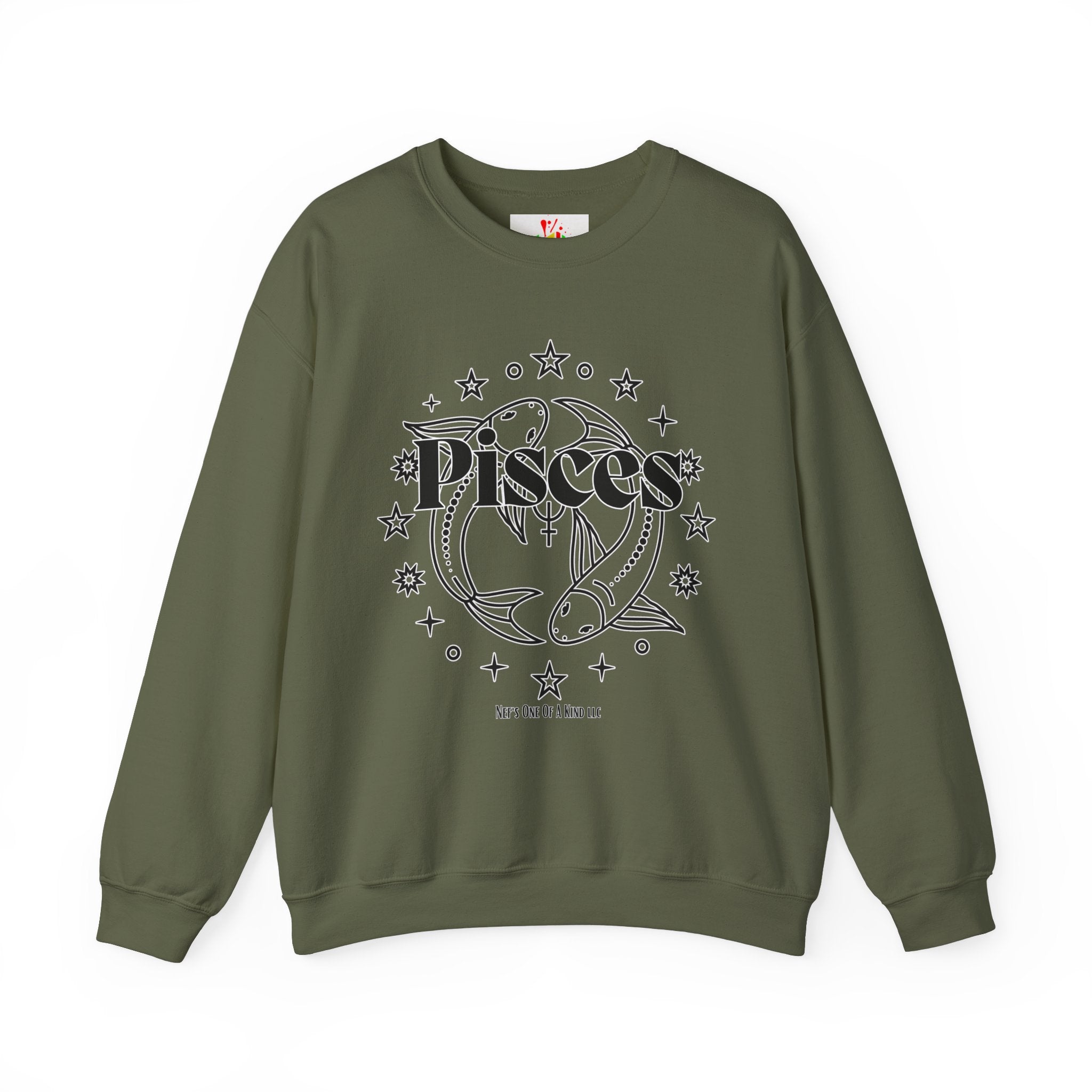 Pisces Unisex Casual Crewneck Sweatshirt